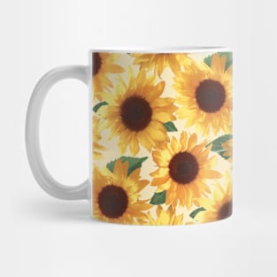 Happy Yellow Sunflowers Mug